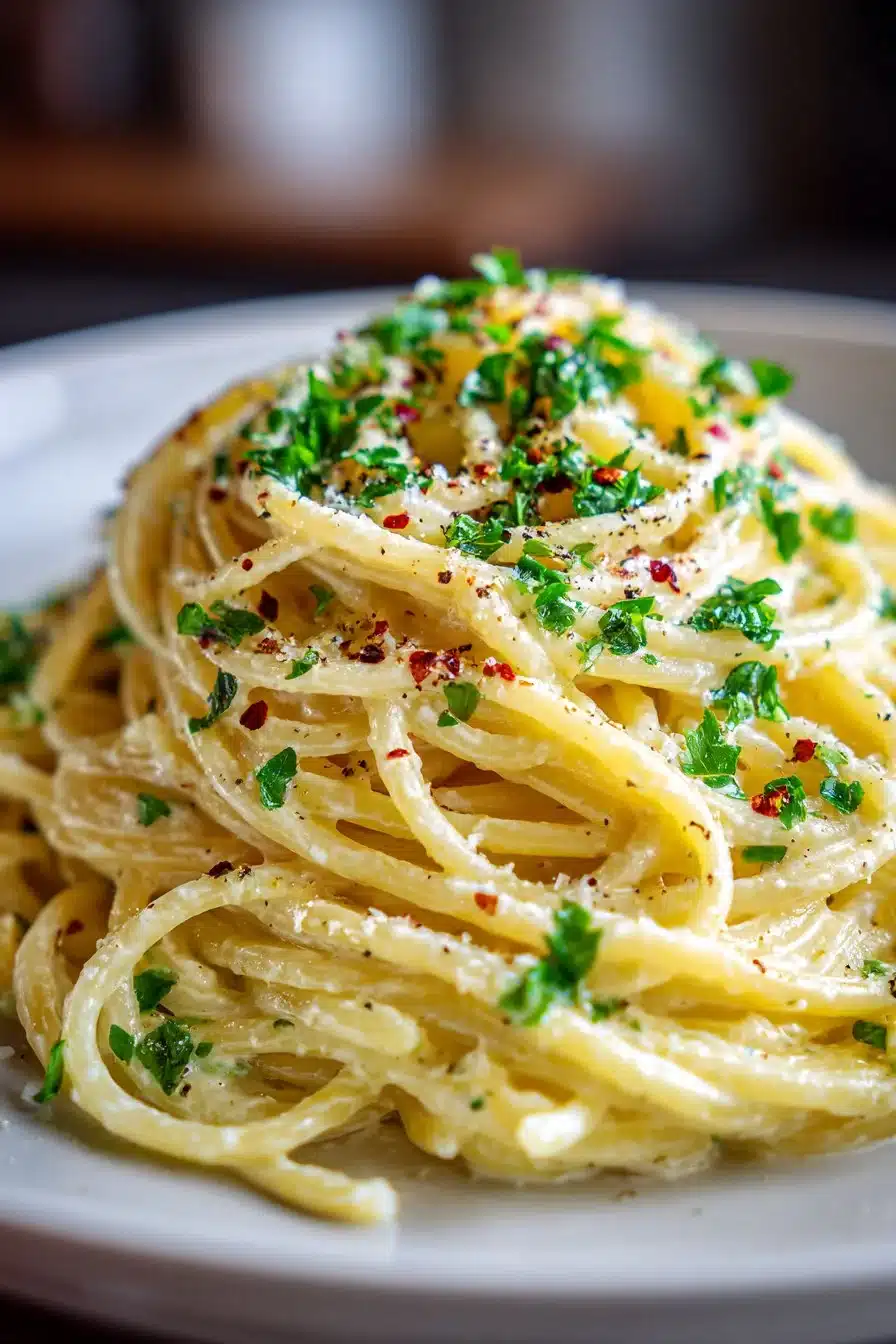 healthy dairy free creamy garlic pasta 2026 05 12 013004