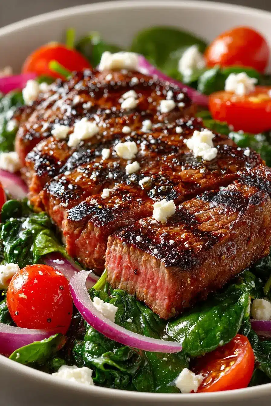 Healthy Grilled Steak and Spinach Salad healthy grilled steak and spinach salad 2026 05 20 032125