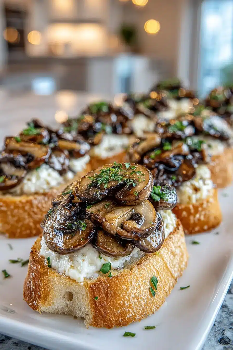 Homemade Mushroom Brie Bruschetta Appetizer homemade mushroom brie bruschetta appetizer 2026 05 19 024822 2