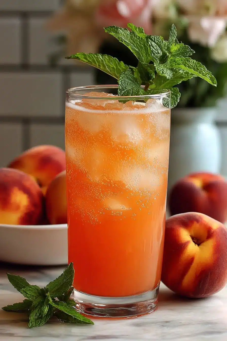 Homemade Sparkling Peach Lemonade homemade sparkling peach lemonade 2026 05 16 231157