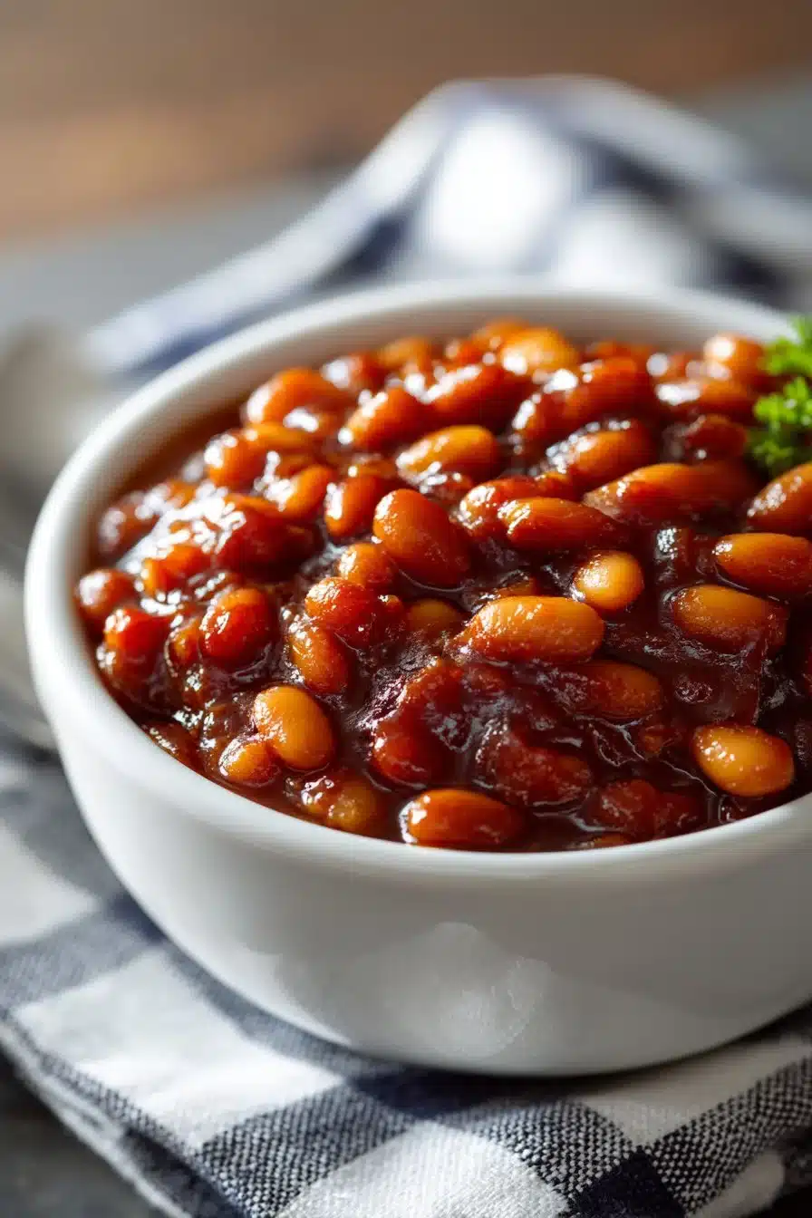 Homestyle Southern BBQ Baked Beans