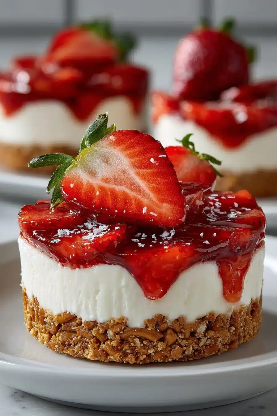 Individual No Bake Strawberry Pretzel Salads individual no bake strawberry pretzel salads 2026 05 12 014013