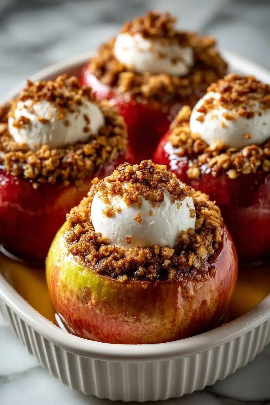 Old Fashioned Baked Apples with Cinnamon Oat Crumble old fashioned baked apples with cinnamon oat crumb 2026 05 26 204048