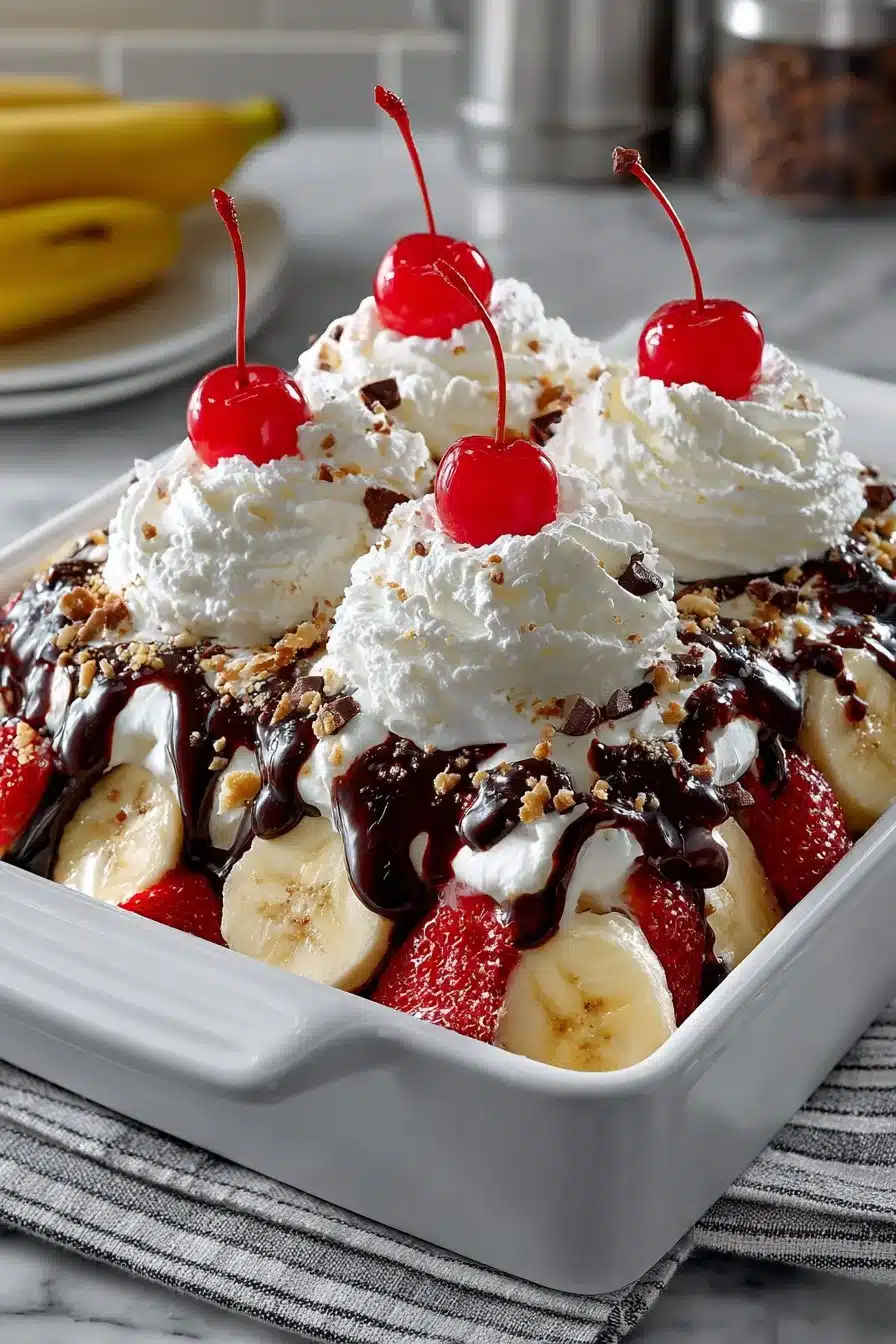 Old Fashioned Banana Split Dessert Casserole old fashioned banana split dessert casserole 2026 05 18 012356 2
