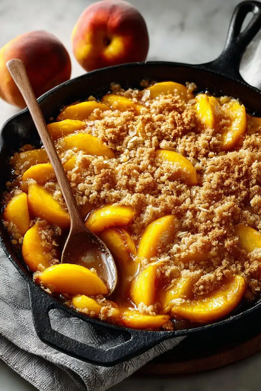 Old Fashioned Cast Iron Skillet Peach Crisp old fashioned cast iron skillet peach crisp 2026 05 26 204026 2