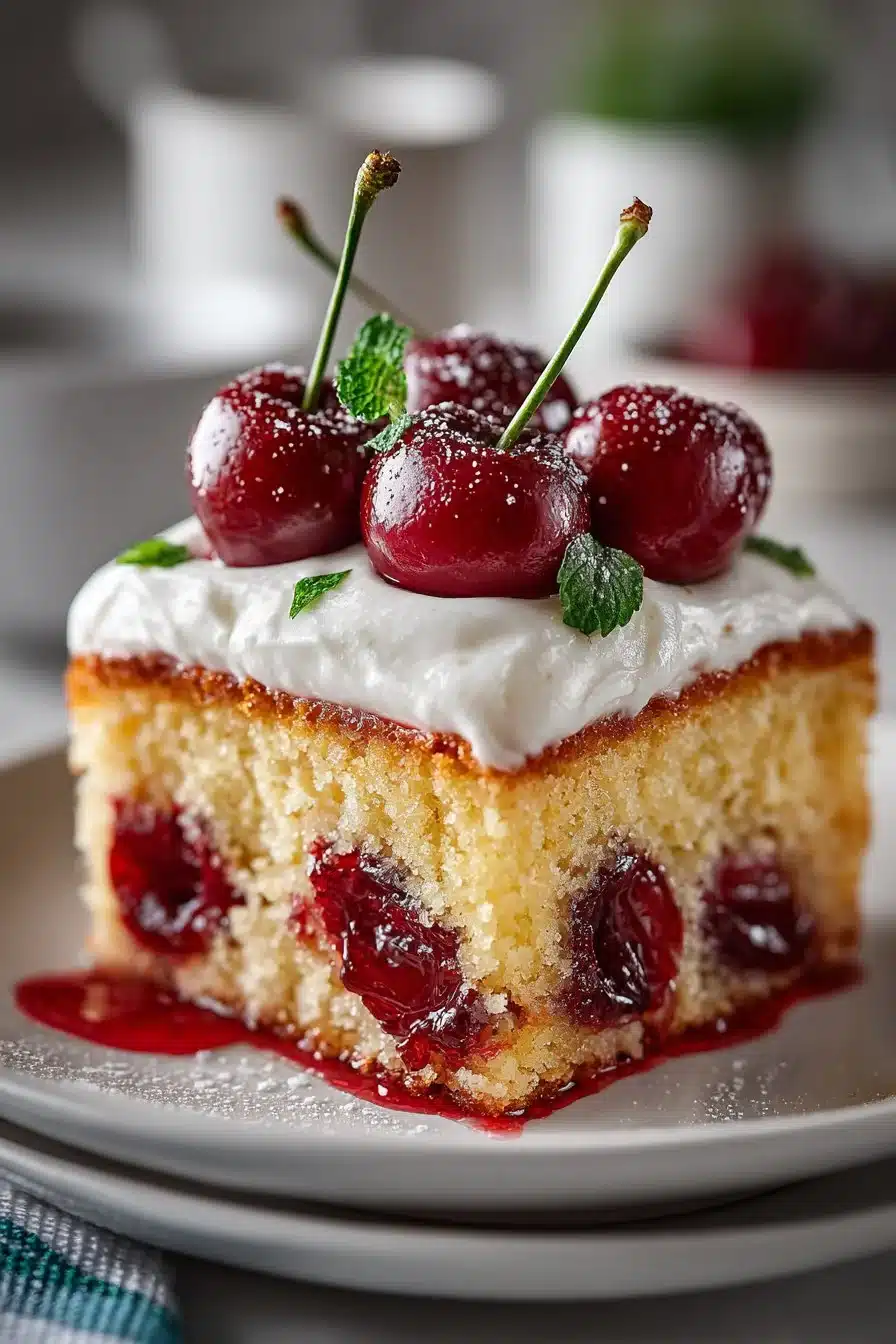 Old Fashioned Fresh Cherry Sheet Cake old fashioned fresh cherry sheet cake 2026 05 12 013248