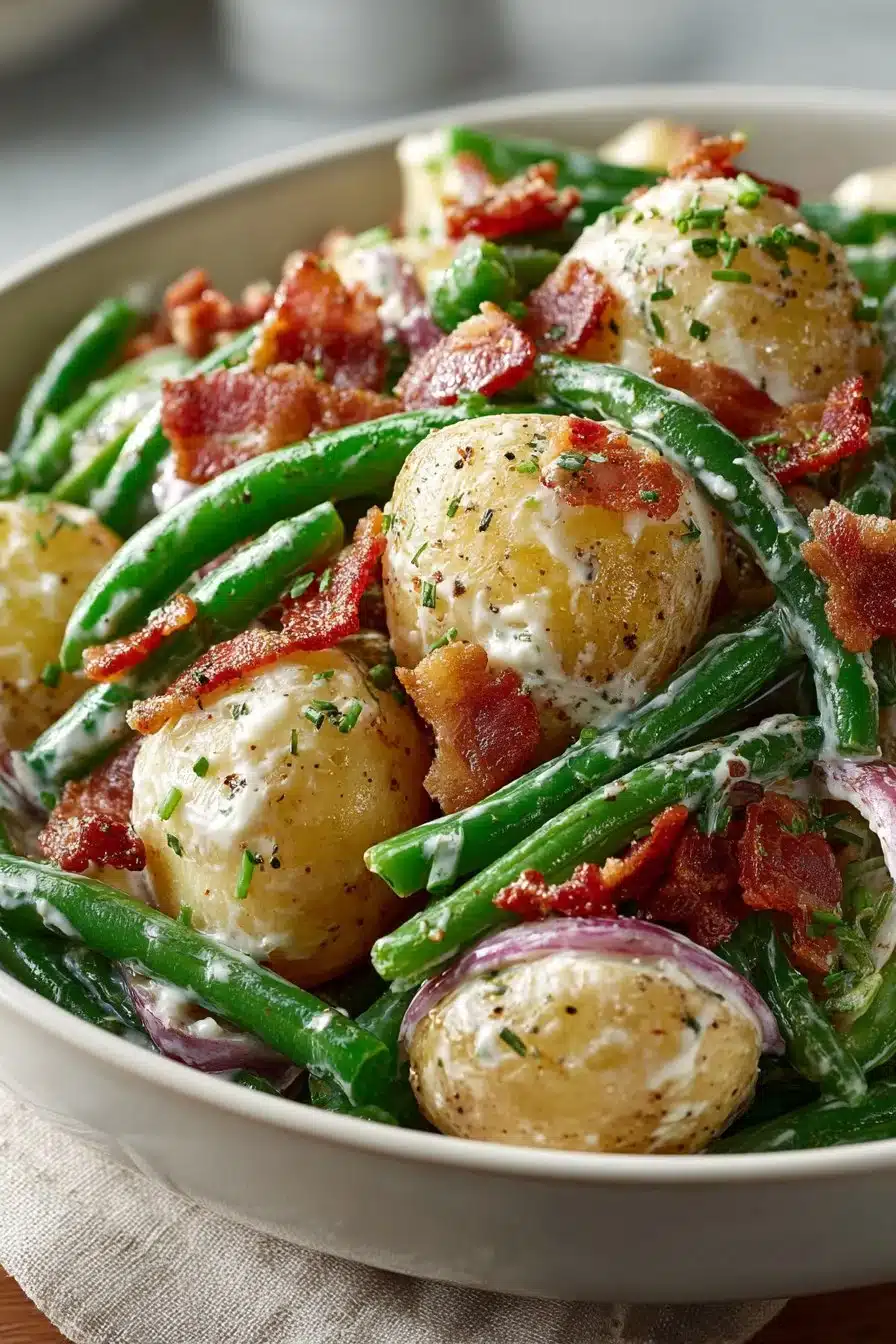 Old Fashioned Green Bean and Bacon Potato Salad old fashioned green bean and bacon potato salad 2026 05 26 041325
