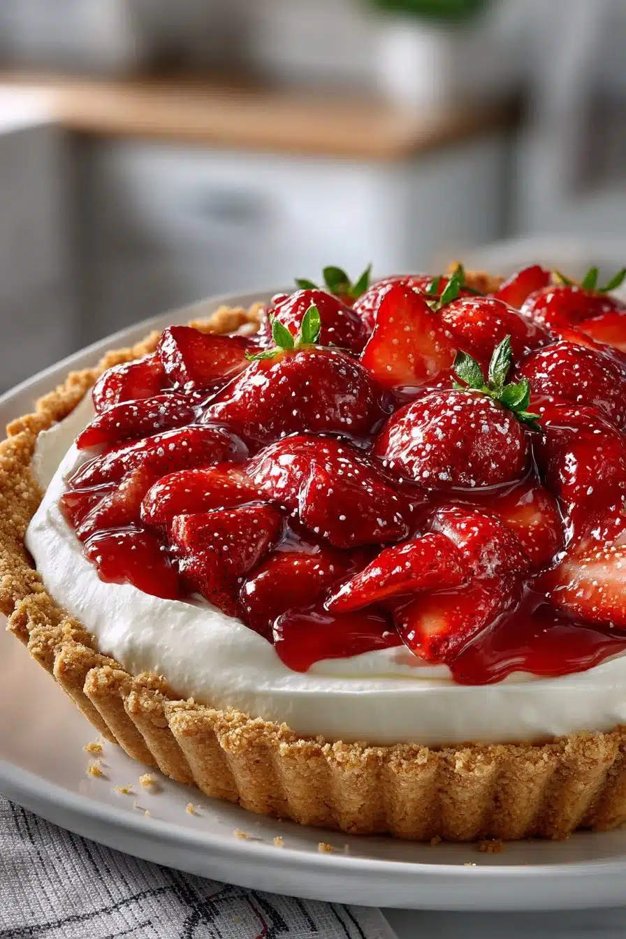 old fashioned strawberry icebox pie dessert 2026 05 21 020158