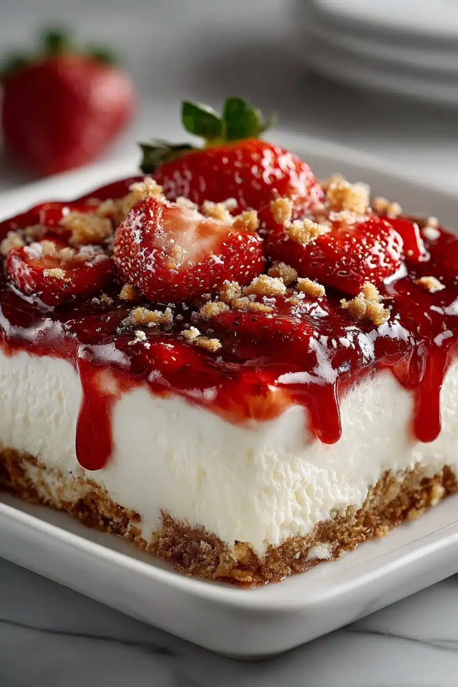 old fashioned strawberry pretzel salad dessert 2026 05 12 013029