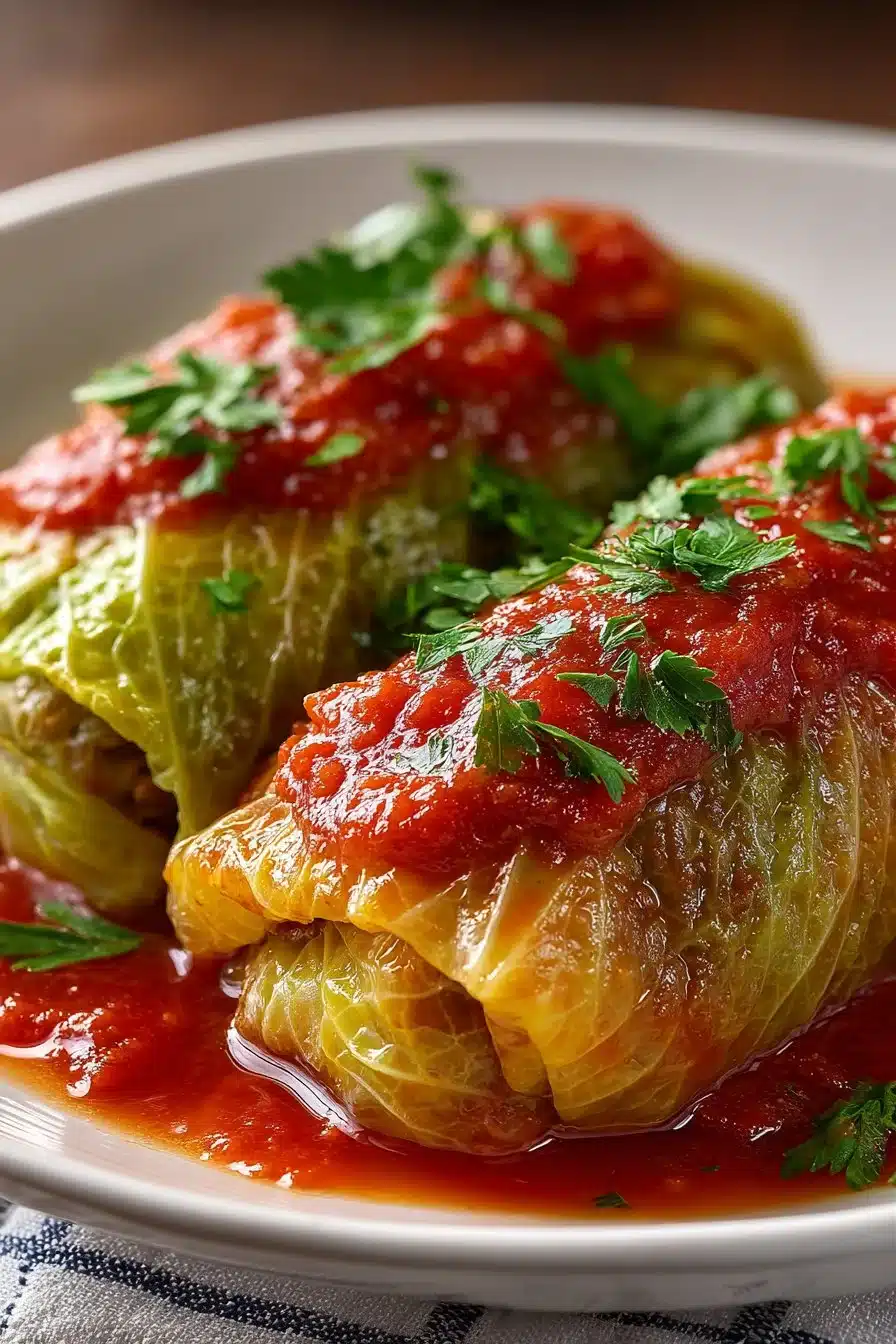 Old Fashioned Stuffed Cabbage Rolls with Tomato Sauce old fashioned stuffed cabbage rolls with tomato sa 2026 05 26 042634