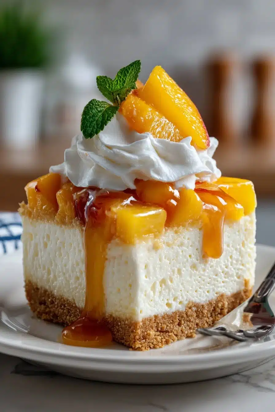 Peaches and Cream Cheesecake Bars peaches and cream cheesecake bars 2026 05 11 021027