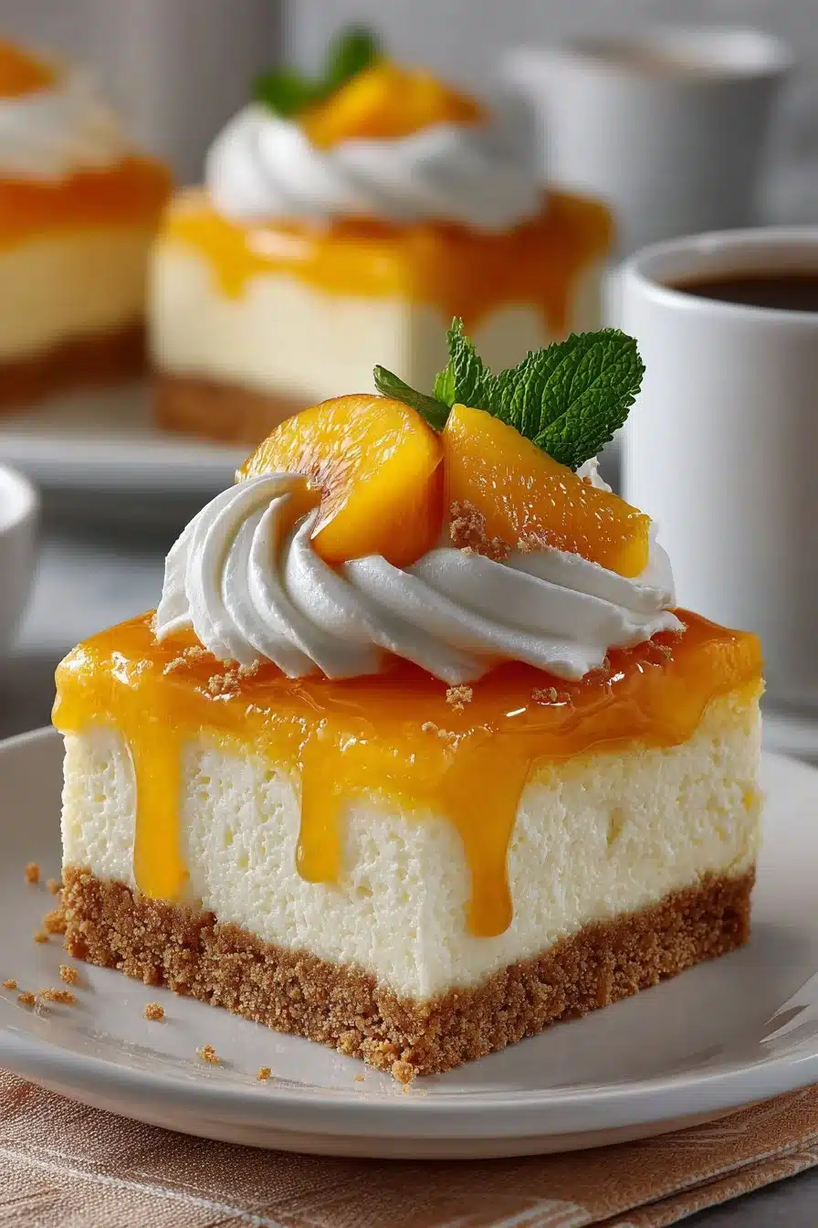 Peaches and Cream Cheesecake Bars peaches and cream cheesecake bars 2026 05 11 021032 2