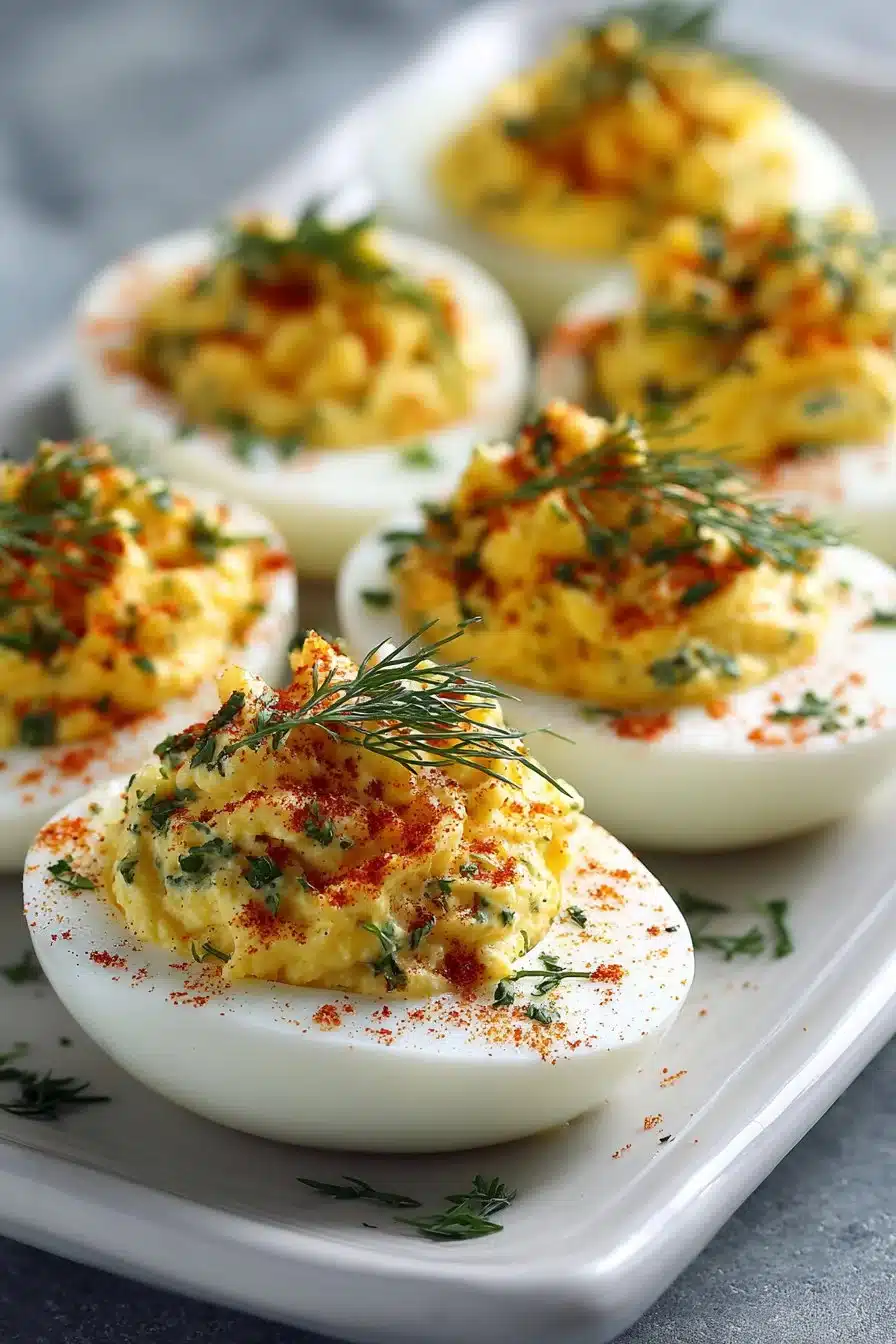 Quick Dill Pickle Deviled Eggs quick dill pickle deviled eggs 2026 05 07 143846