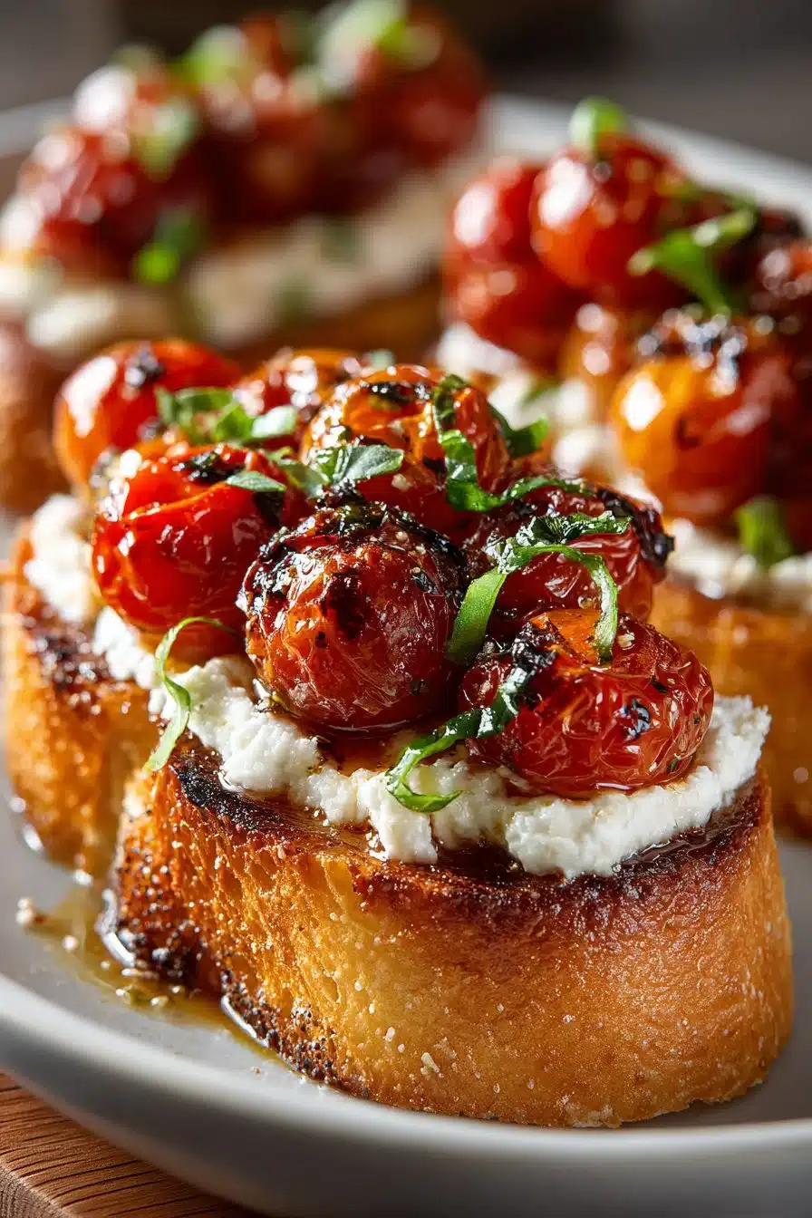 Quick Roasted Cherry Tomato Bruschetta Topping quick roasted cherry tomato bruschetta topping 2026 05 20 032209
