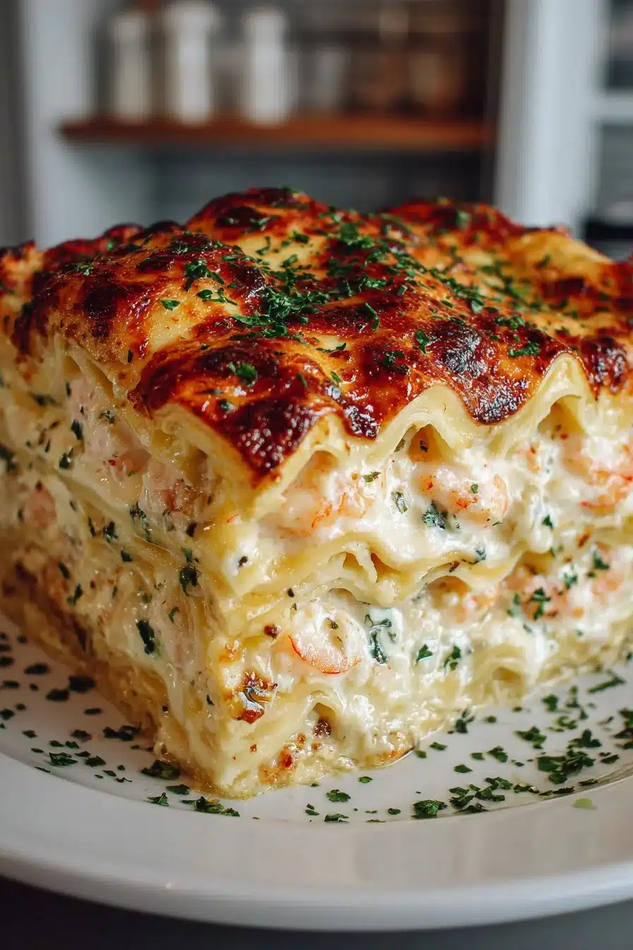 Rich and Cheesy White Seafood Lasagna rich and cheesy white seafood lasagna 2026 05 30 061008