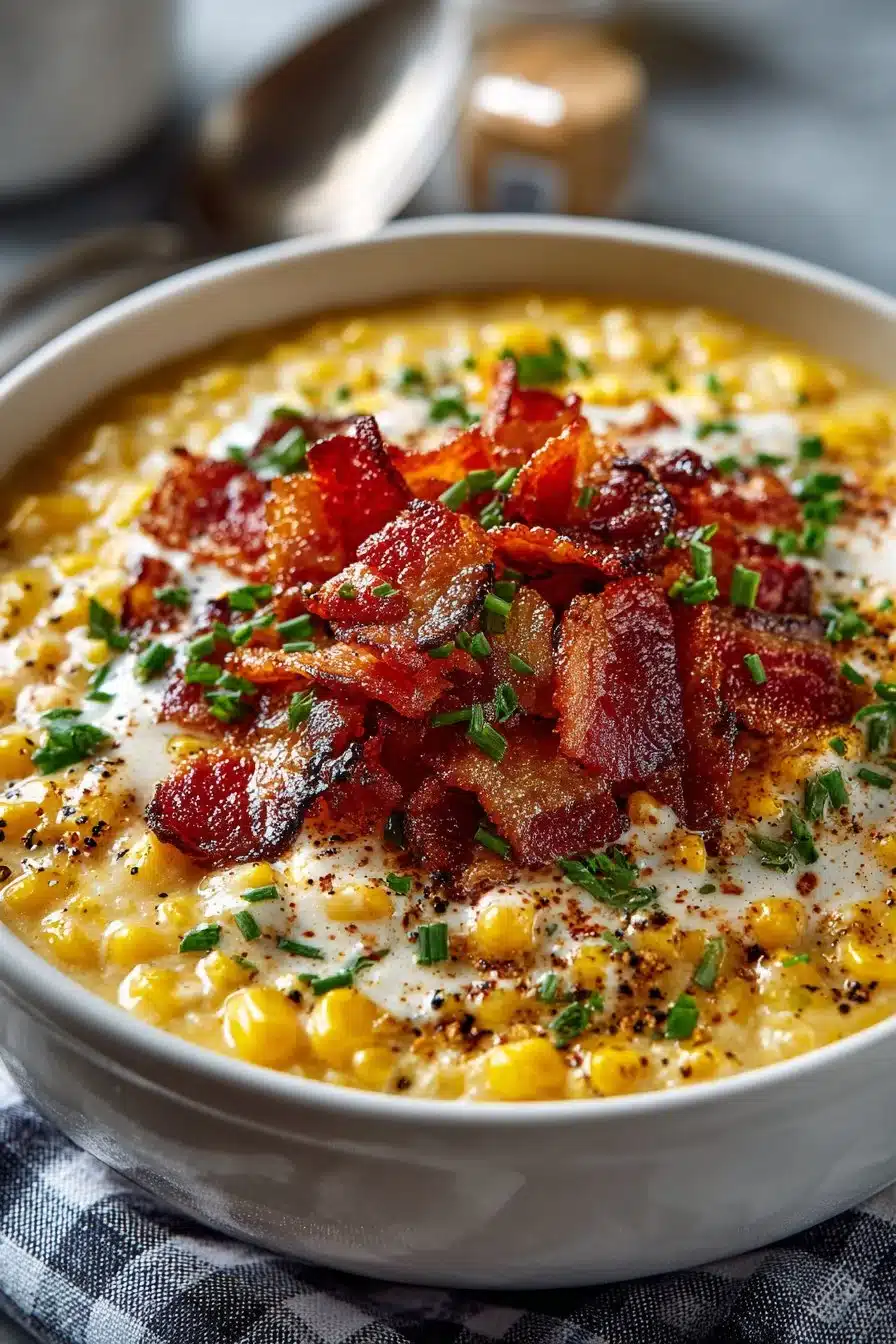 Slow Cooker Creamed Corn with Cream Cheese and Bacon slow cooker creamed corn with cream cheese and bac 2026 05 31 015909
