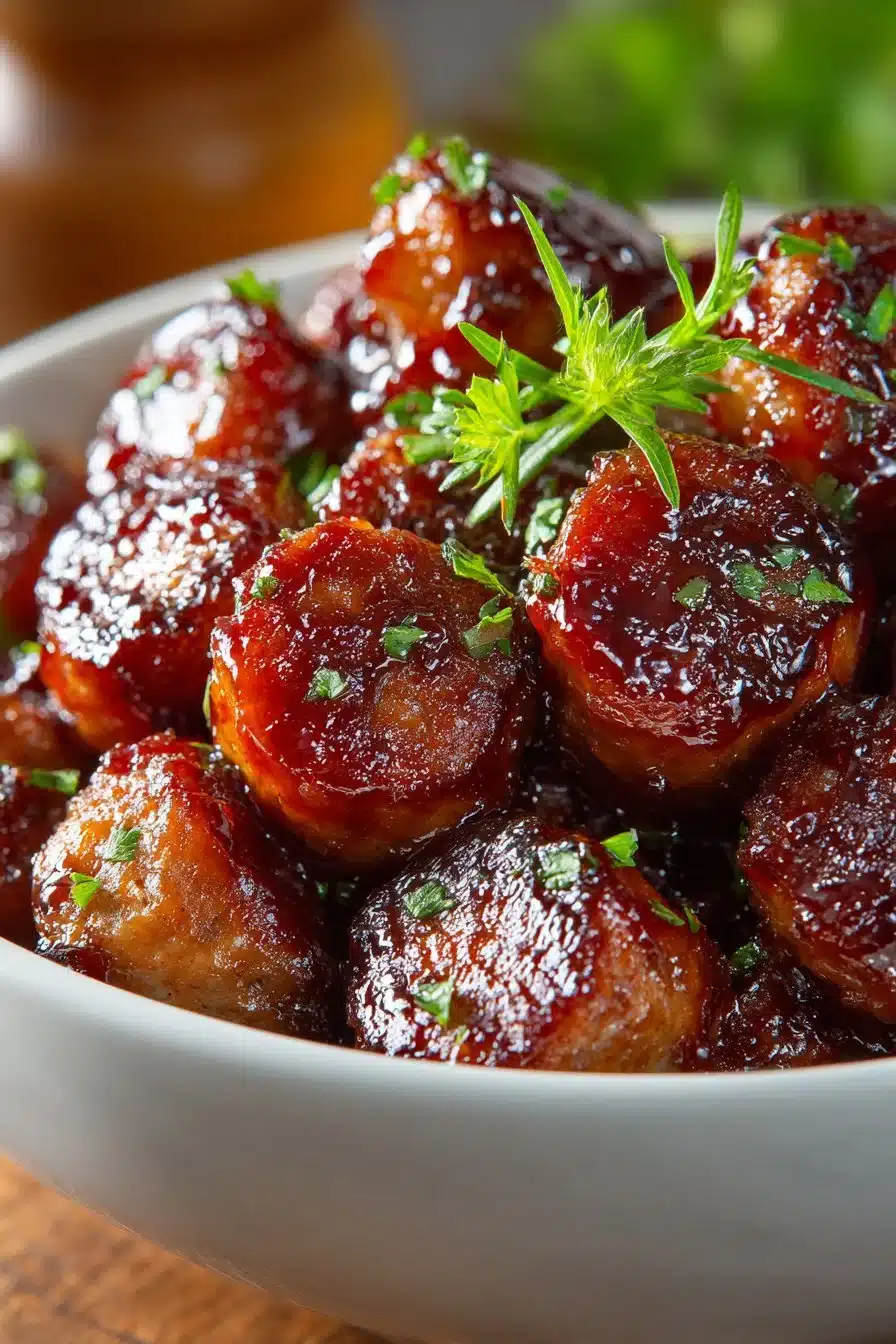 slow cooker hawaiian appetizer bbq sausage bites 2026 05 19 025606