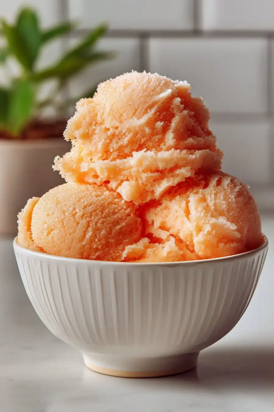 Smooth Sugar Free Peach Sorbet smooth sugar free peach sorbet 2026 05 09 132441 2