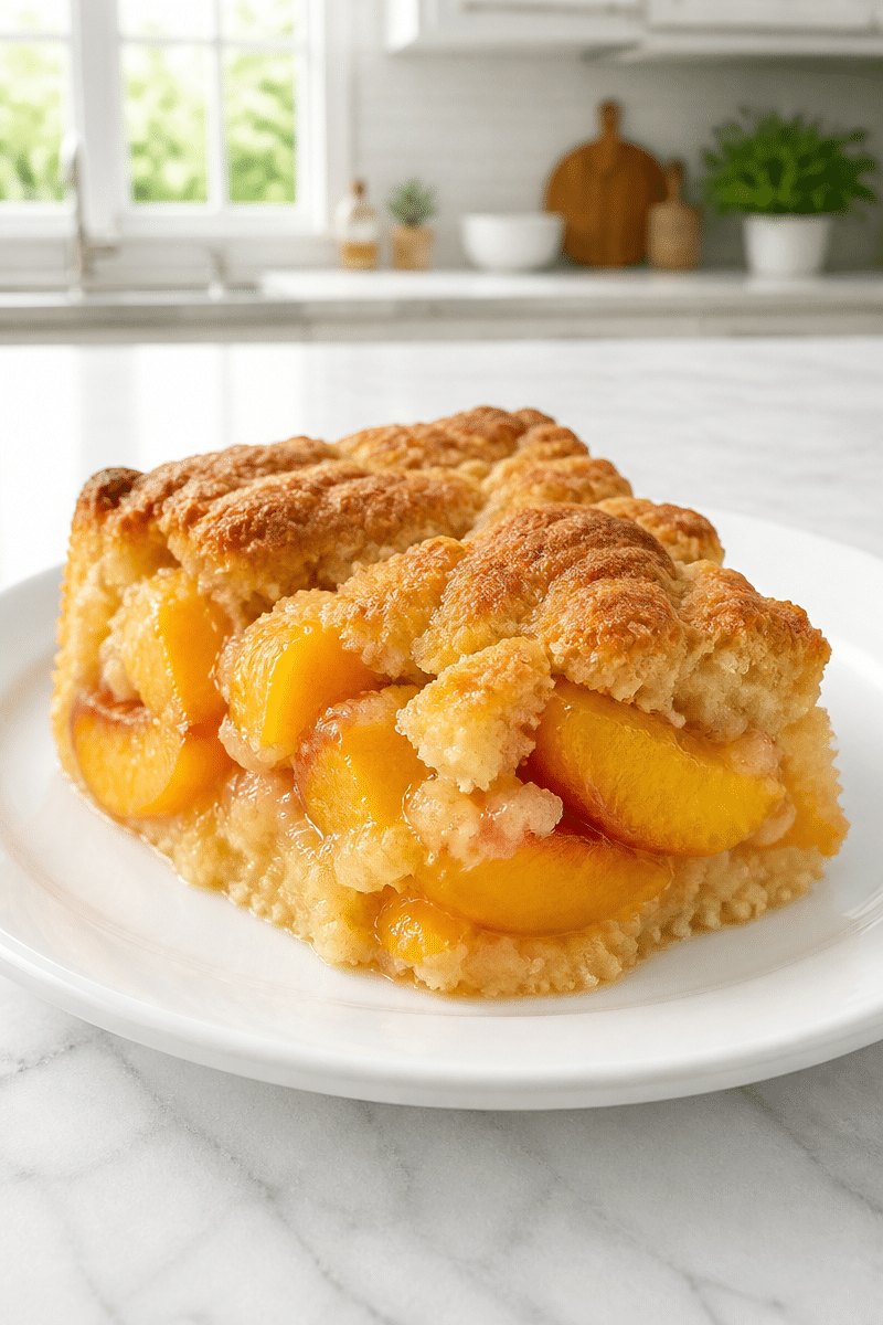 Southern Peach Cobbler southern peach cobbler 1