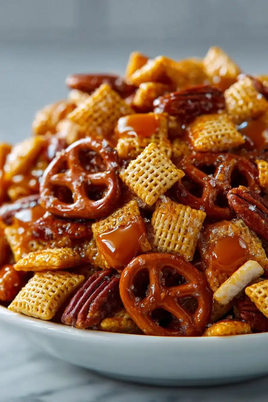 Sweet And Salty Caramel Chex Mix sweet and salty caramel chex mix 2026 05 09 132353