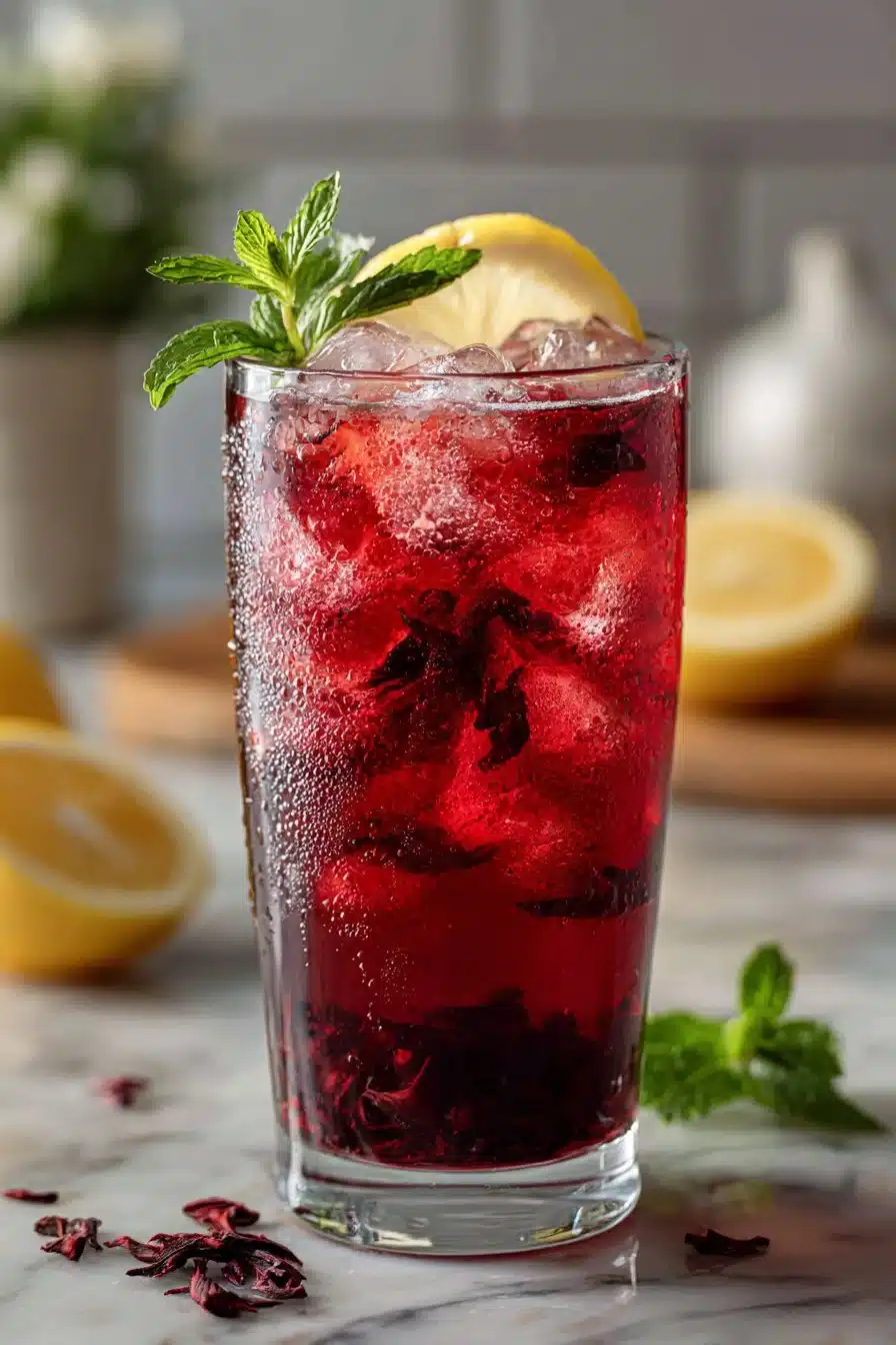 sweetened homemade iced hibiscus tea 2026 05 29 023752
