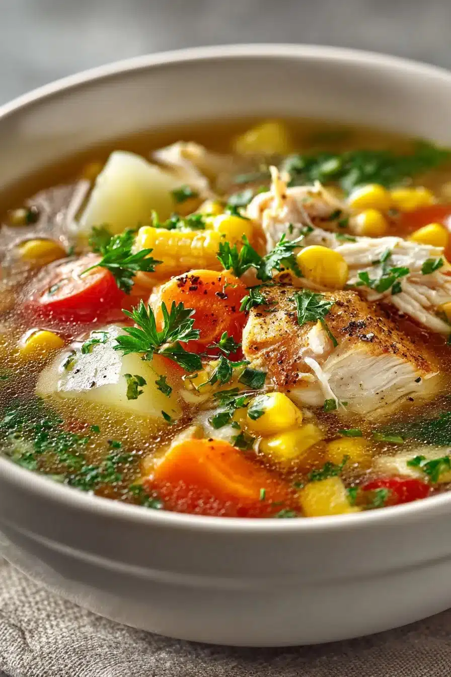 traditional amish chicken and corn soup 2026 05 21 020318