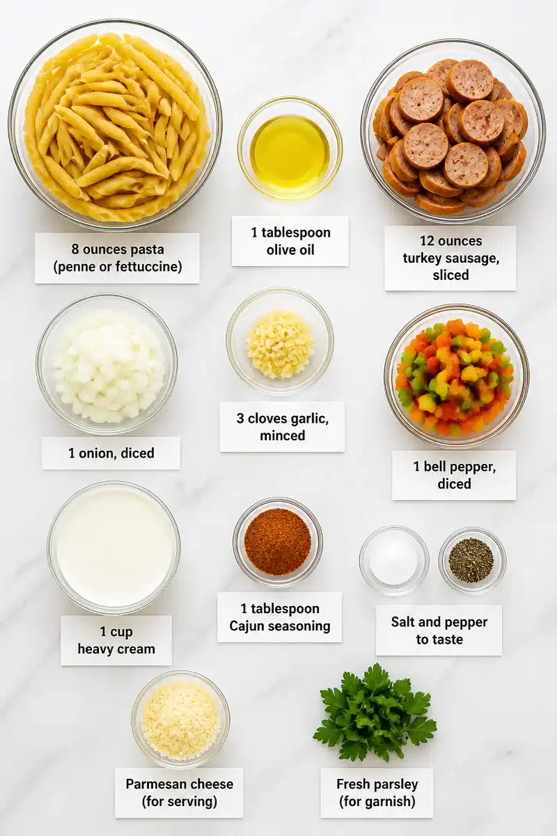 20 minute creamy cajun turkey sausage pasta 2026 06 20 153745 3