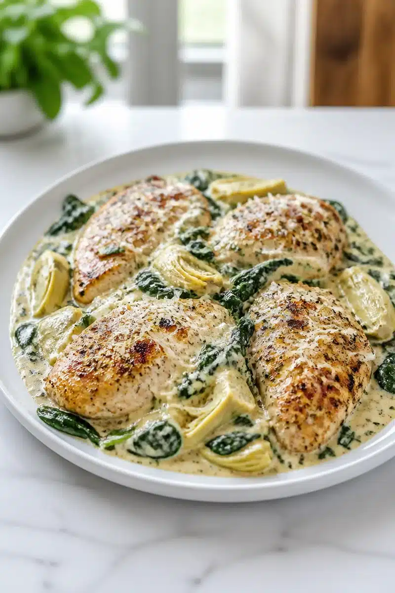 20 Minute Creamy Spinach And Artichoke Chicken 20 minute creamy spinach and artichoke chicken 2026 06 24 165913