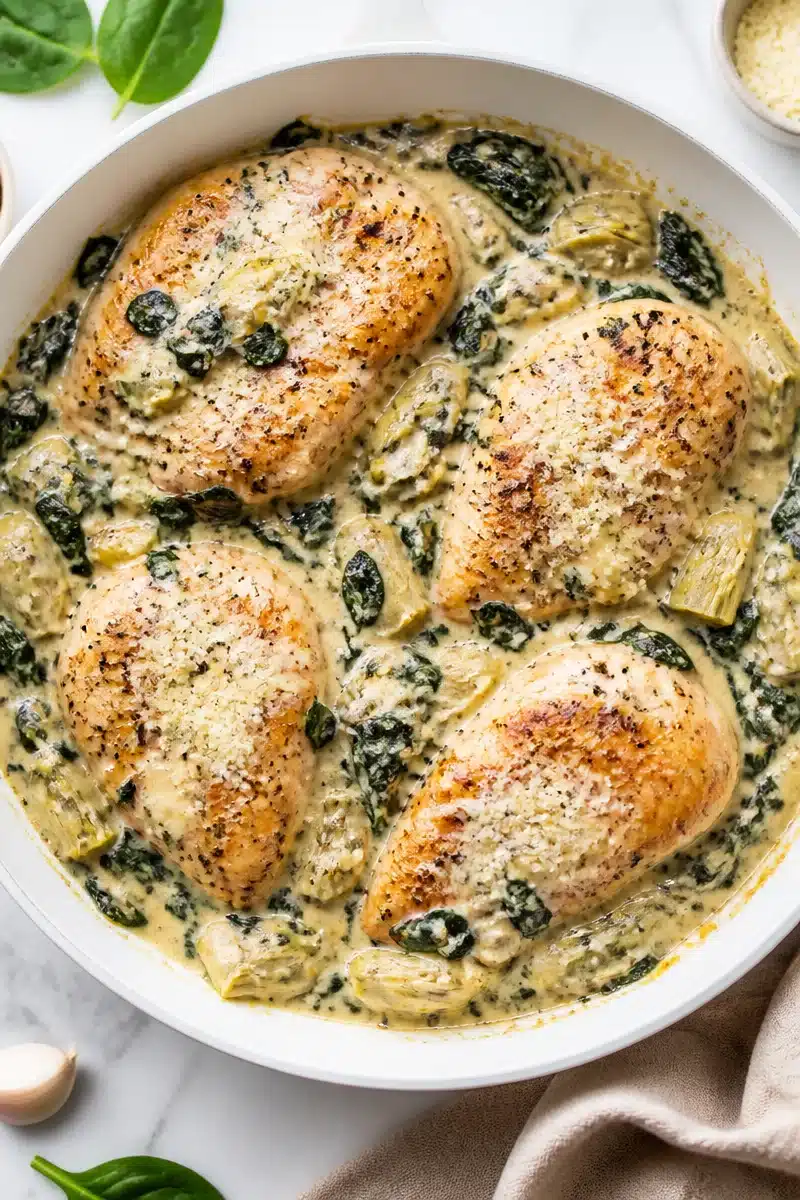 20 Minute Creamy Spinach And Artichoke Chicken 20 minute creamy spinach and artichoke chicken 2026 06 24 165928 2
