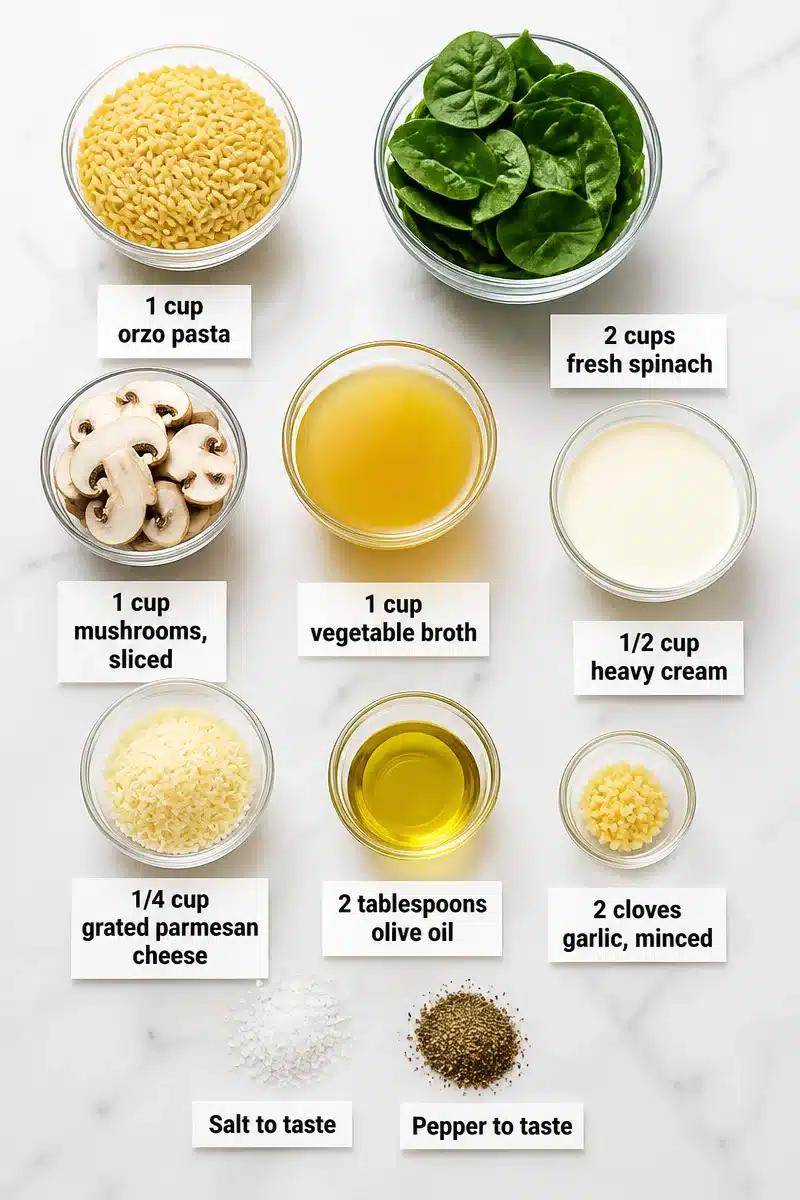 20 Minute Creamy Spinach And Mushroom Orzo 20 minute creamy spinach and mushroom orzo 2026 06 23 051150 3