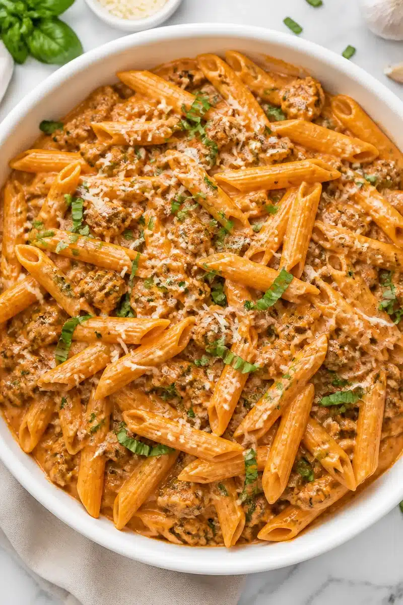 20 Minute Creamy Tomato Basil Ground Beef Pasta 20 minute creamy tomato basil ground beef pasta 2026 06 29 192549 2