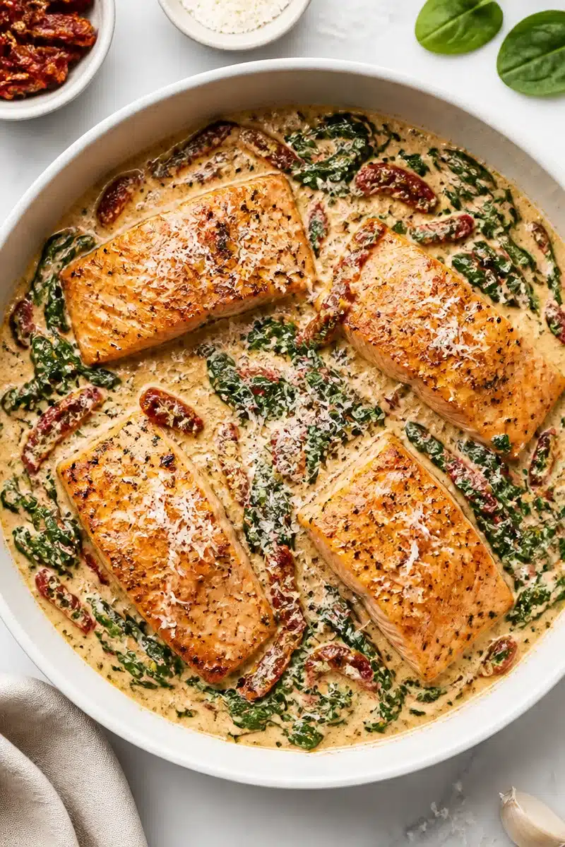 30 Minute One Pan Creamy Sun Dried Tomato Salmon 30 minute one pan creamy sun dried tomato salmon 2026 06 26 212807 2
