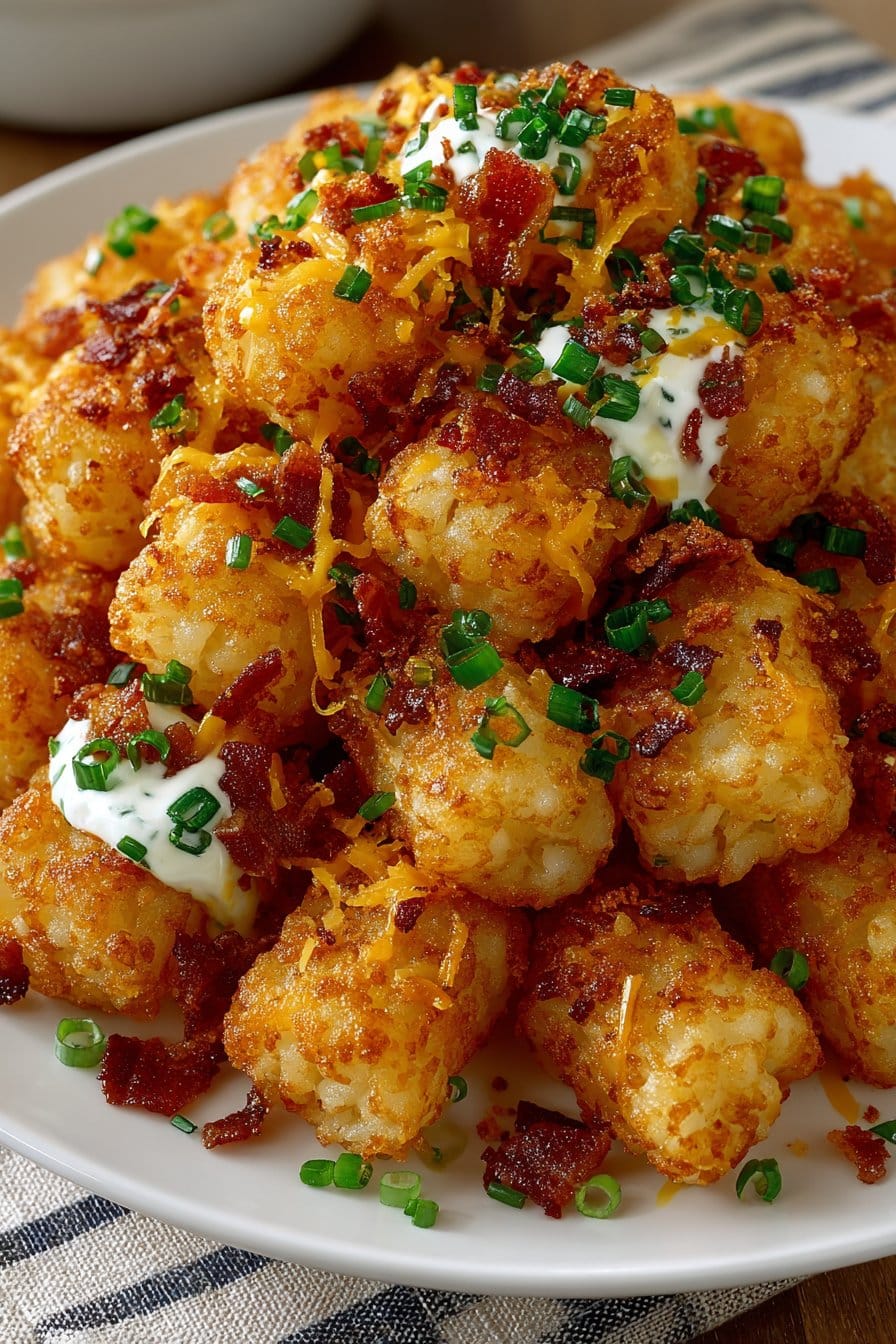 Cheesy Bacon Cowboy Casserole Tater Tots