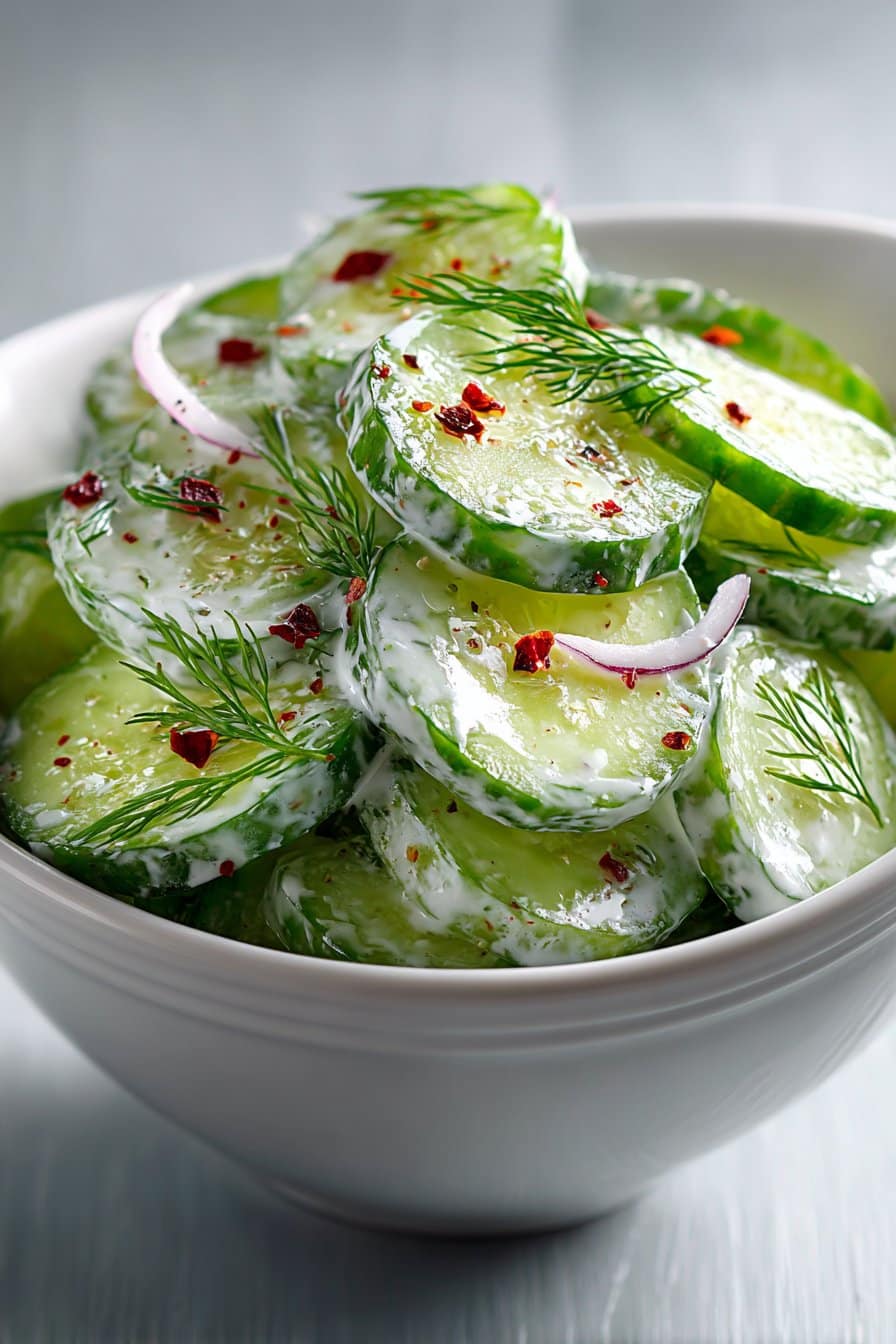 Classic German Dill Cucumber Salad Classic German Dill Cucumber Salad