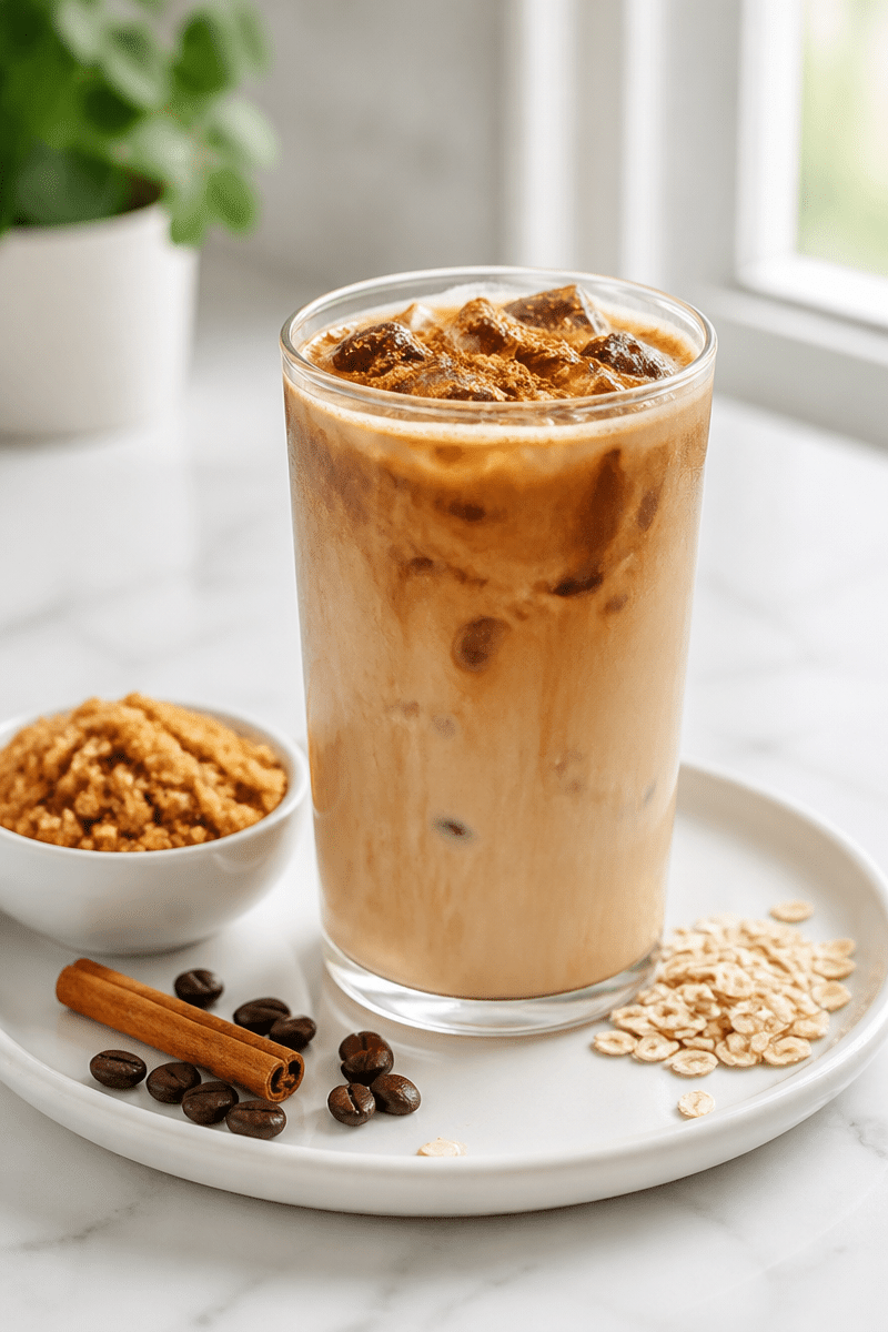 Iced Brown Sugar Oat Milk Shaken Espresso