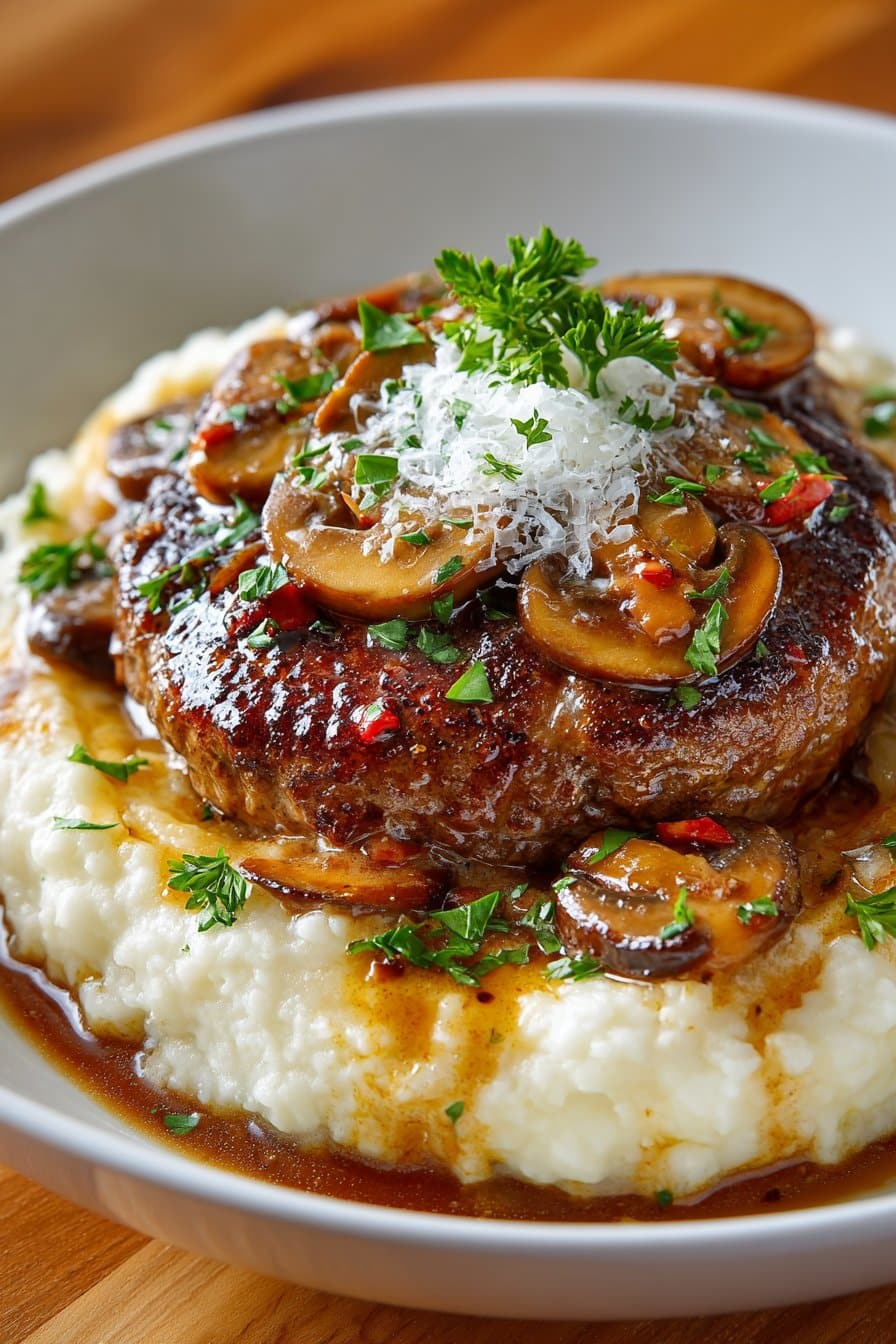 Old Fashioned Amish Hamburger Steak Bake Old Fashioned Amish Hamburger Steak Bake