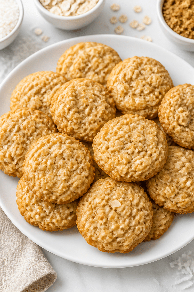 Soft And Chewy Coconut Oatmeal Cookies Soft And Chewy Coconut Oatmeal Cookies