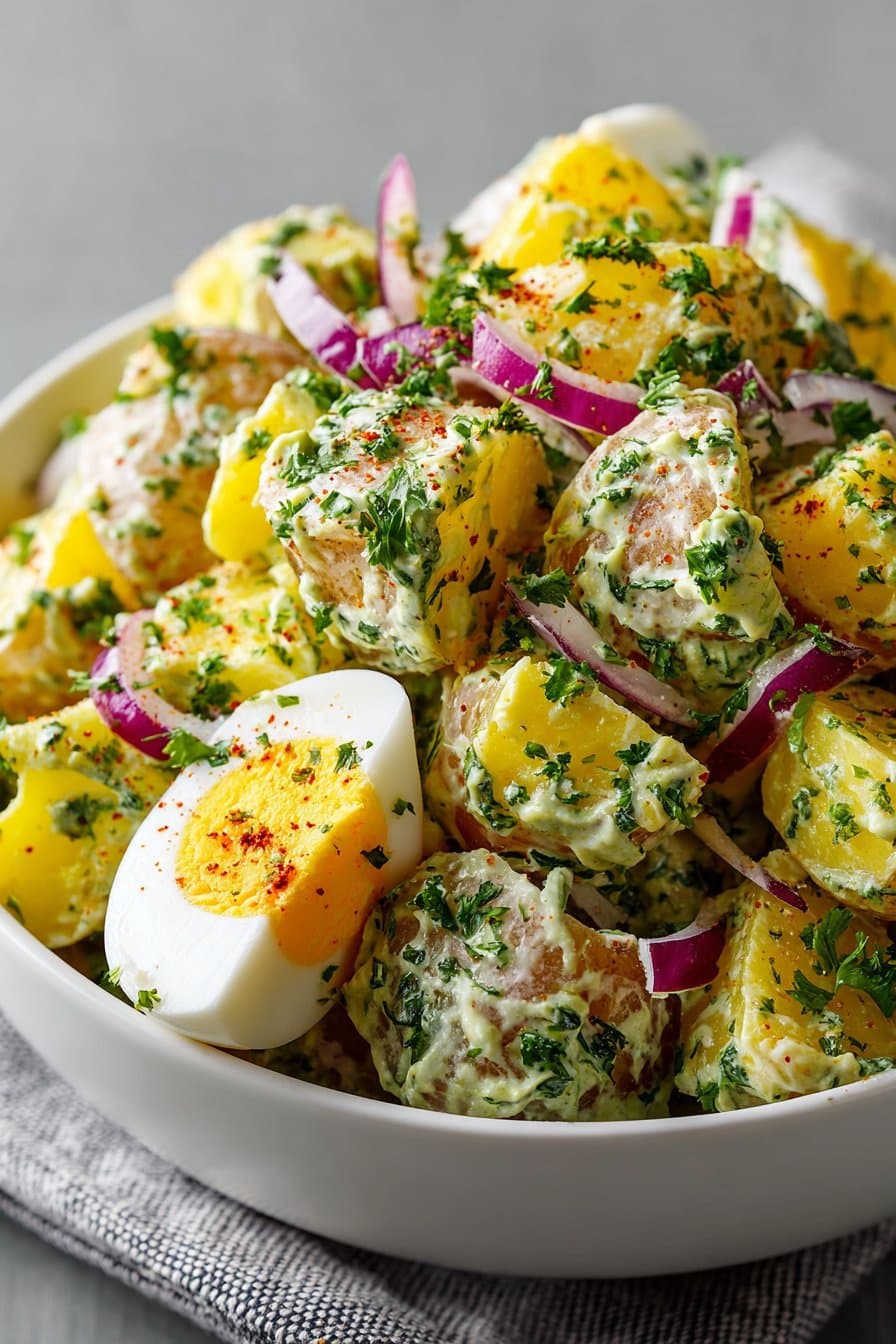 Traditional Classic Potato Salad with Mustard Traditional Classic Potato Salad with Mustard