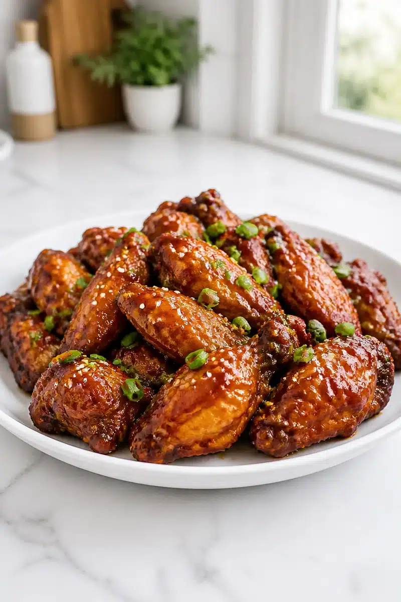 air fryer sticky honey garlic chicken wings 2026 06 28 021805