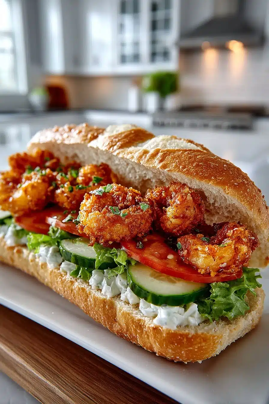 Authentic Crispy Fried Shrimp Poboy Sandwich authentic crispy fried shrimp poboy sandwich 2026 06 10 024609 2