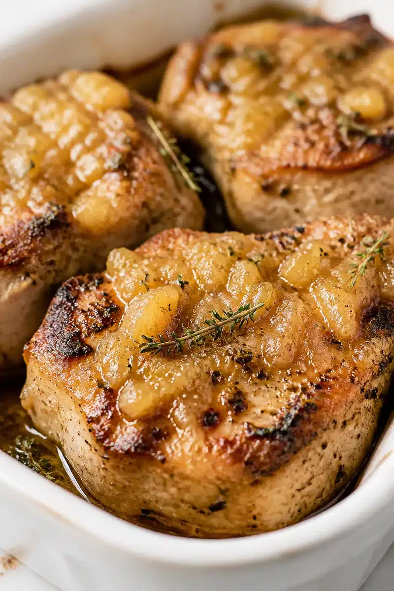 Best Homestyle Baked Pork Chops with Applesauce best homestyle baked pork chops with applesauce 2026 06 01 032820 2