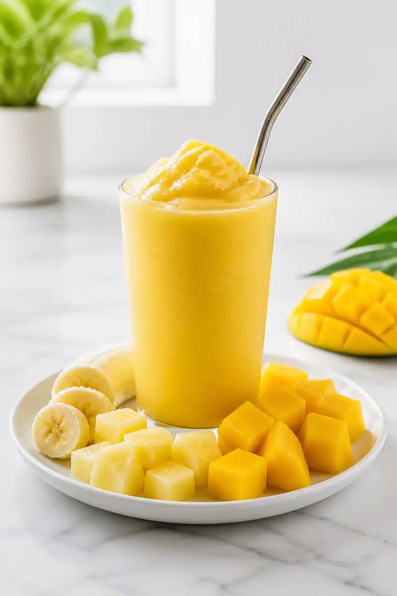 Blended Frozen Pineapple Mango Smoothie blended frozen pineapple mango smoothie 2026 06 20 155401