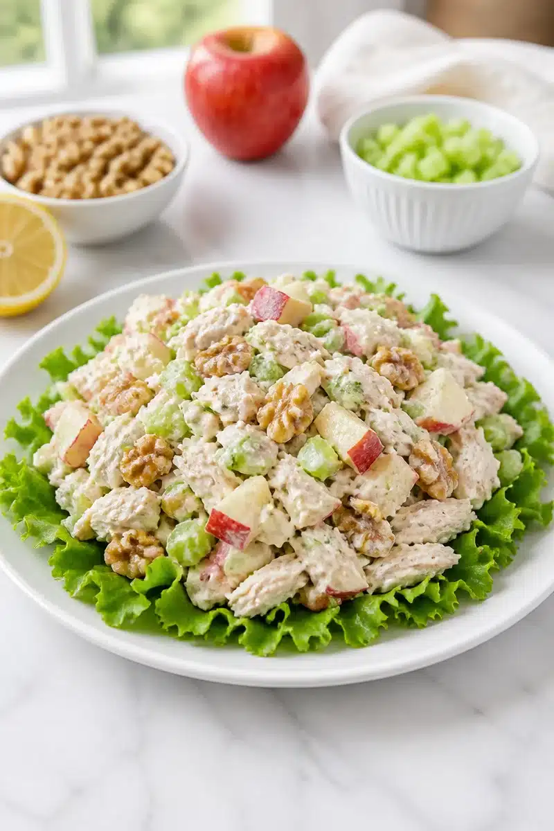 Classic Chicken Waldorf Salad Recipe classic chicken waldorf salad recipe 2026 06 19 024725
