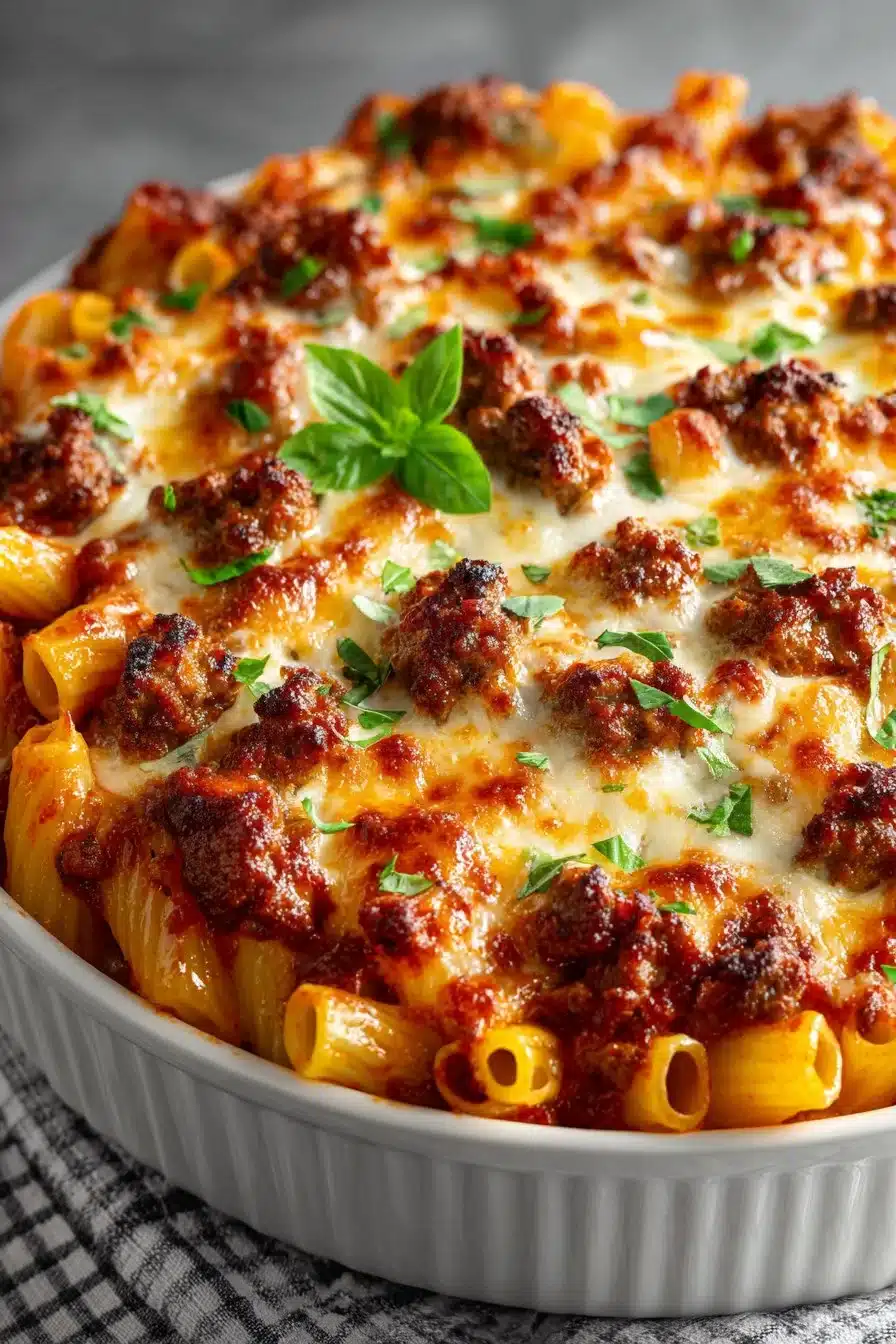 Classic Homestyle Baked Ziti Casserole with Sausage classic homestyle baked ziti casserole with sausag 2026 06 01 044030
