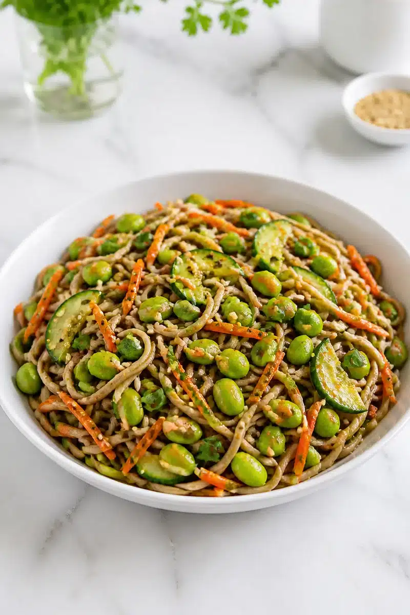 Cold Soba Noodle Edamame Salad Bowl cold soba noodle edamame salad bowl 2026 06 20 153549