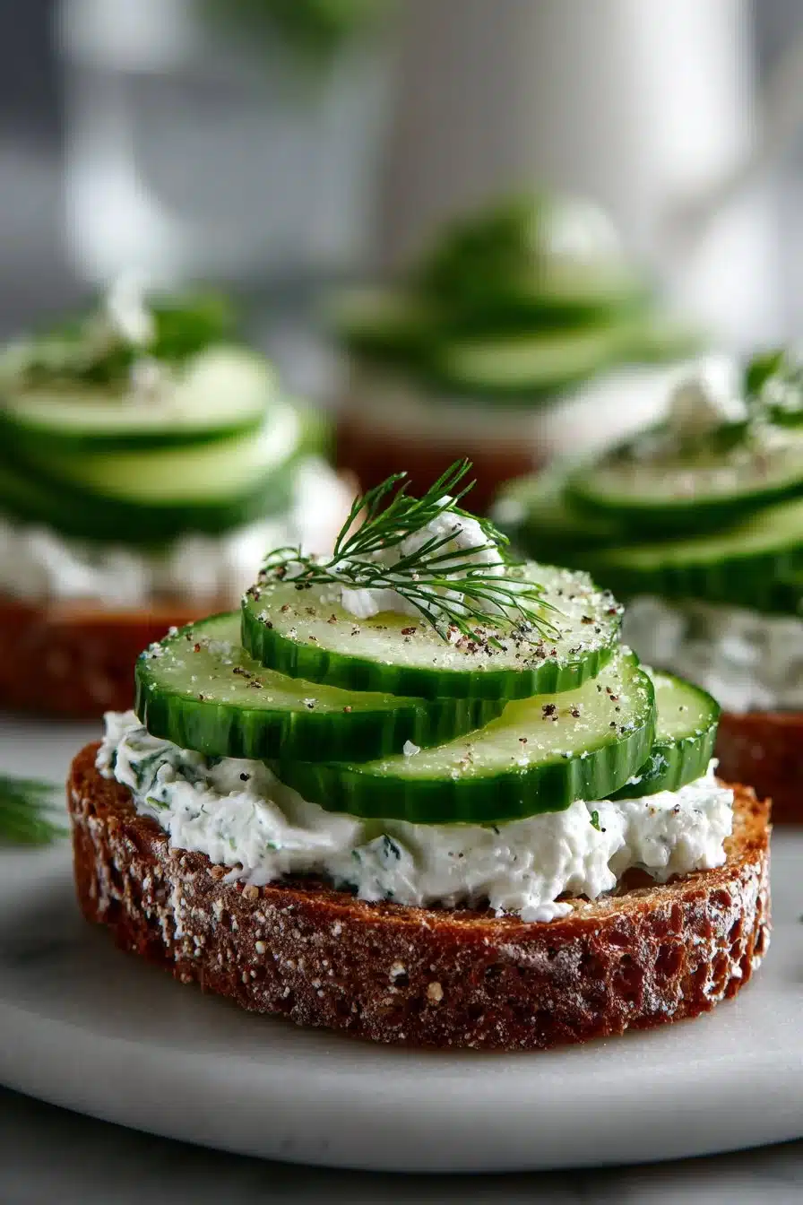 Cream Cheese Dill Cucumber Sandwiches cream cheese dill cucumber sandwiches 2026 06 07 044152