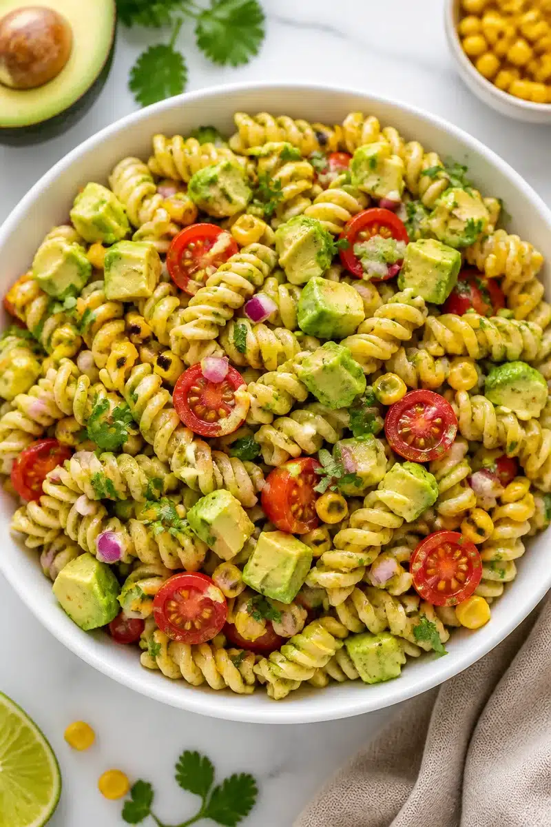 Creamy Avocado And Roasted Corn Pasta Salad creamy avocado and roasted corn pasta salad 2026 06 28 080627 2