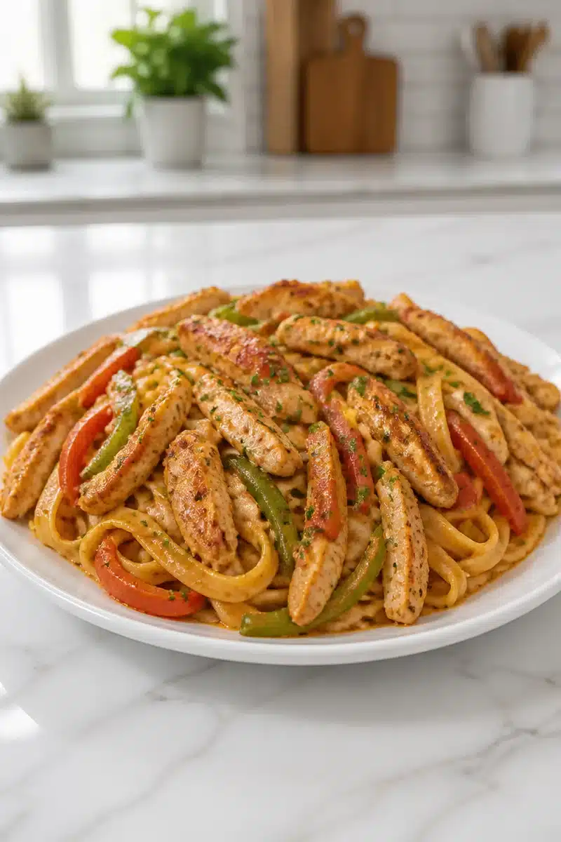 Creamy Cajun Chicken And Bell Pepper Pasta creamy cajun chicken and bell pepper pasta 2026 06 24 165840