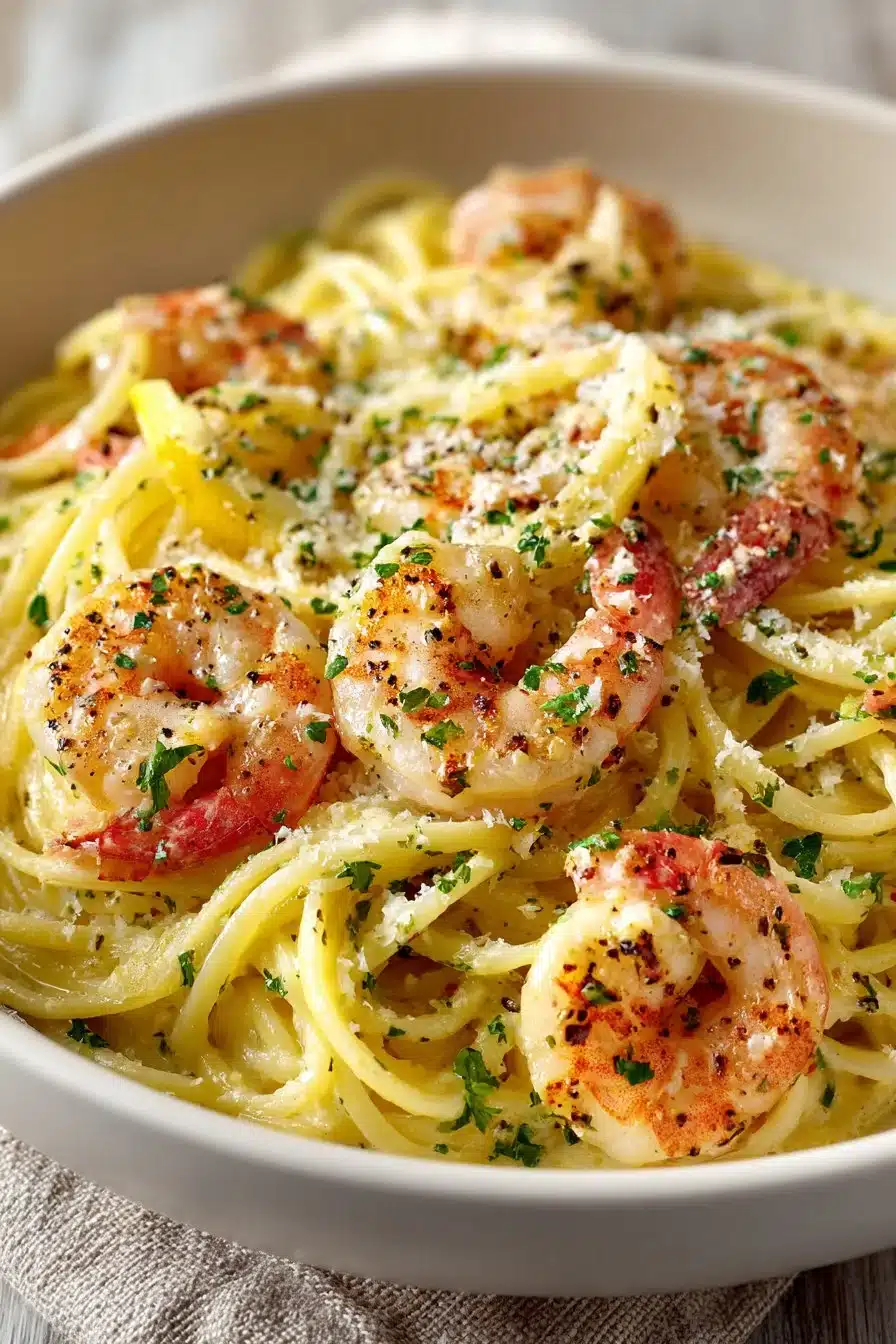 Creamy Garlic Butter Lemon Shrimp Pasta creamy garlic butter lemon shrimp pasta 2026 06 10 023708