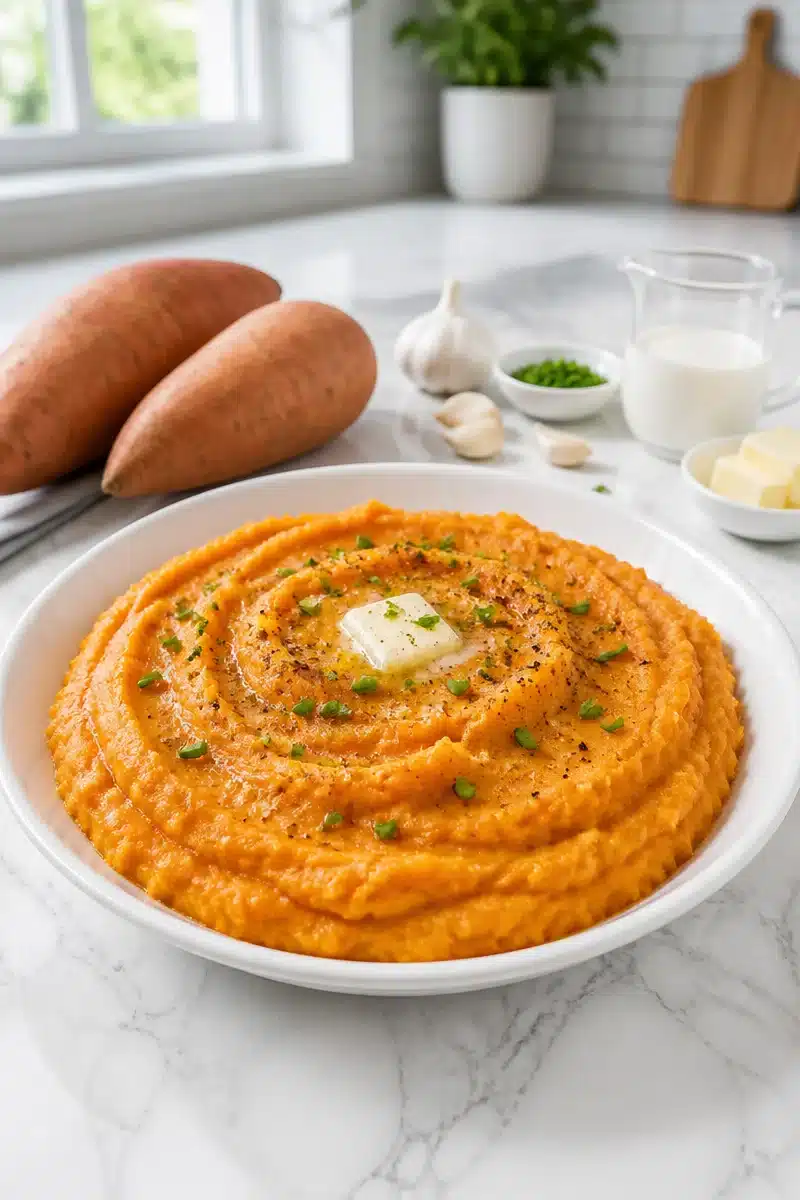 Creamy Garlic Mashed Sweet Potato Recipes creamy garlic mashed sweet potato recipes 2026 06 30 230739
